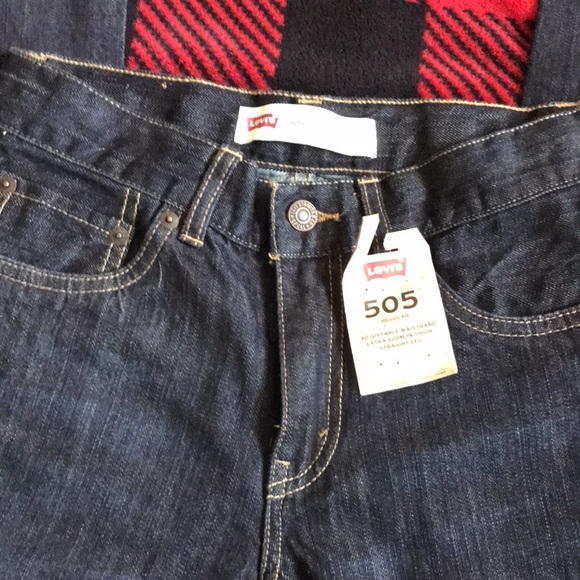 Levis 505 boys 12 regular jeans new with tags - Picture 5 of 5